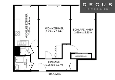 2-Zimmer-Wohnung kaufen in Wien – 58,3 m², € 345.000 – Bild 12 von 12