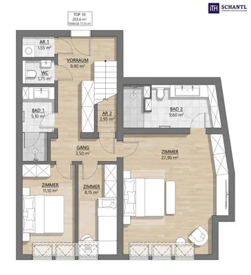 5-Zimmer-Wohnung kaufen in Wien – 203,88 m², € 1.900.845 – Bild 15 von 16