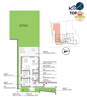 3-Zimmer-Wohnung kaufen in Krems an der Donau – 92,96 m², € 669.000 – Bild 25 von 25