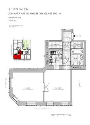 2-Zimmer-Wohnung kaufen in Wien – 58,5 m², € 336.000 – Bild 12 von 13