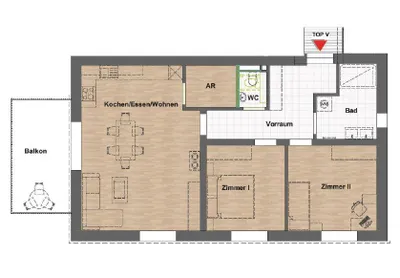 Wohnung kaufen in Graz-Umgebung – 53 m², € 209.880 – Bild 8 von 8
