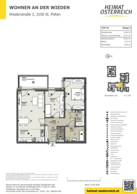 3-Zimmer-Wohnung mieten in Sankt Pölten – 79,36 m², € 1.003 – Bild 11 von 13