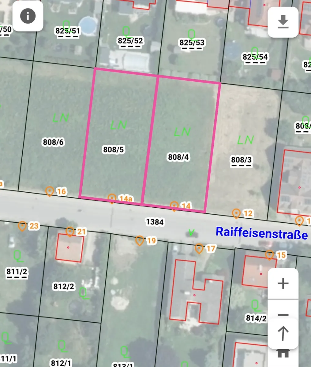 2 Baugrundstücke à 835 m², Orth an der Donau direkt vom Eigentümer, provisionsfrei - Ansicht 3