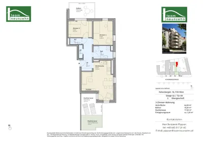 Immobilie kaufen in Wien – 62,99 m², € 465.000 – Bild 19 von 19