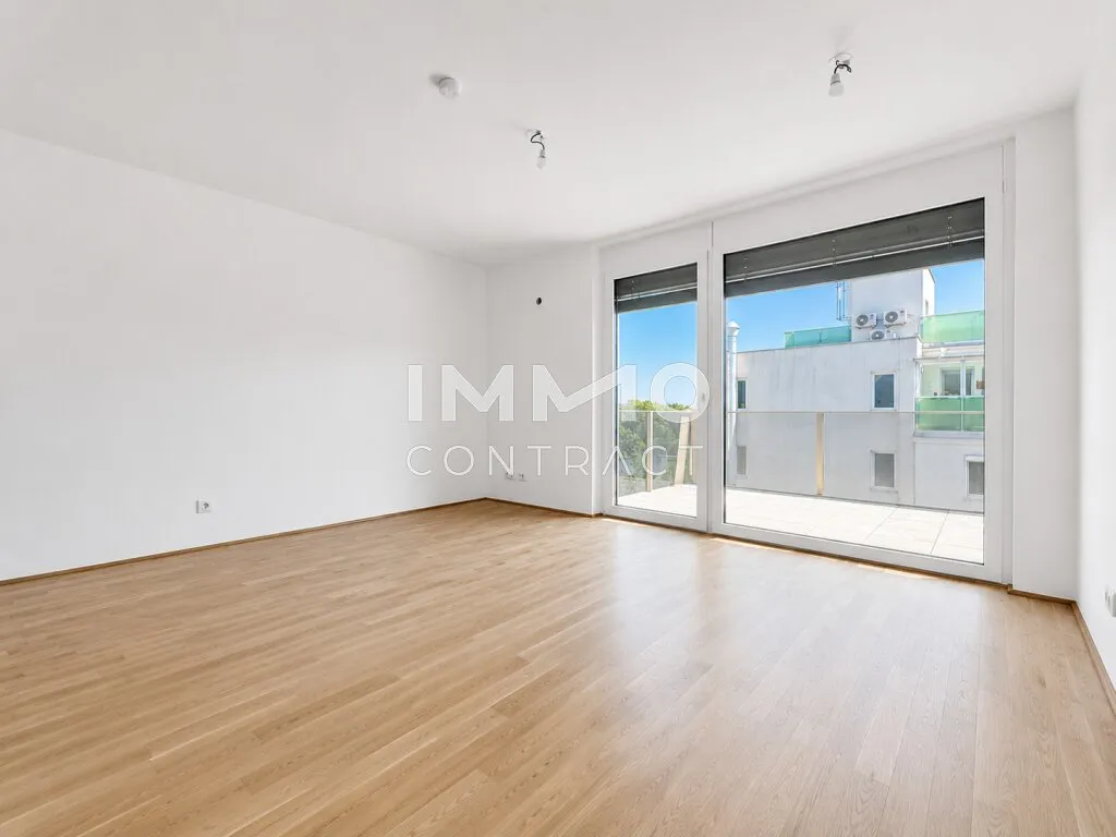 Sonnige 2-Zimmer-Balkonwohnung nahe Alte Donau & U1 - provisionsfreier Erstbezug mit Donauturmblick - Ansicht 2