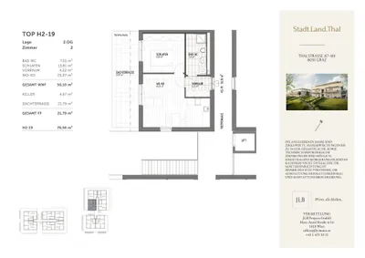 2-Zimmer-Wohnung kaufen in Graz – 50,1 m², € 238.764 – Bild 6 von 6