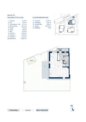 4-Zimmer-Haus mieten in Hollabrunn – 109,63 m², € 1.119 – Bild 2 von 4