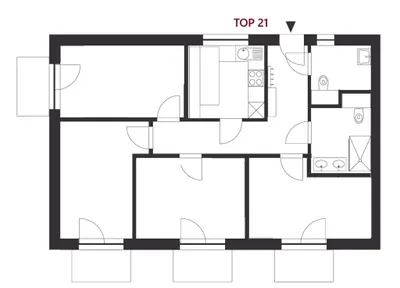 4-Zimmer-Wohnung mieten in Graz – 77,1 m², € 1.117 – Bild 16 von 16