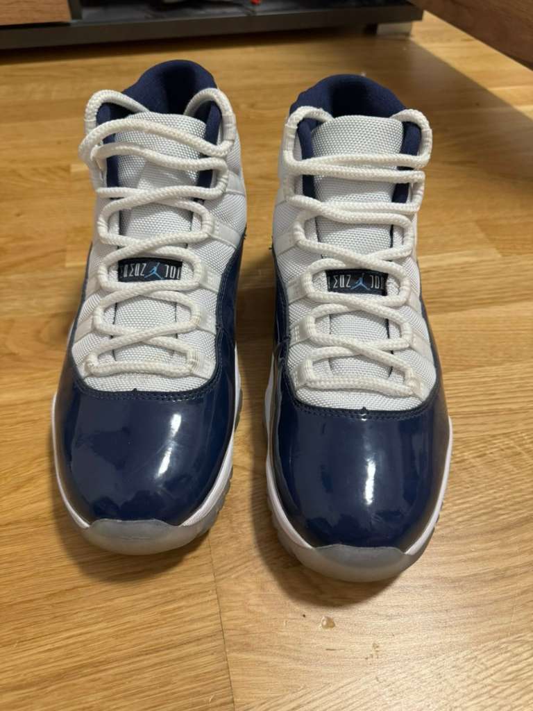 Nike Air Jordan 11 WeiB Blau GroBe 42 Herrenschuhe