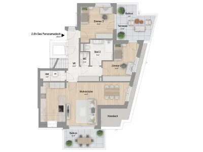 4-Zimmer-Wohnung kaufen in Wien – 136,1 m², € 1.349.900 – Bild 3 von 7