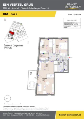 3-Zimmer-Wohnung kaufen in Wiener Neustadt – 74,85 m², € 312.200 – Bild 19 von 23