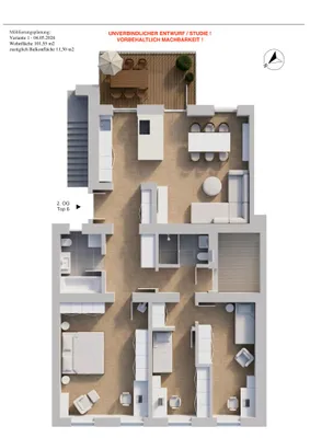 4-Zimmer-Wohnung kaufen in Wien – 101,55 m², € 598.000 – Bild 17 von 18