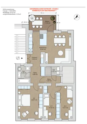 4-Zimmer-Wohnung kaufen in Wien – 101,55 m², € 598.000 – Bild 16 von 18