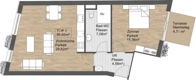 2-Zimmer-Wohnung kaufen in Wien – 56,82 m², € 418.064 – Bild 11 von 11