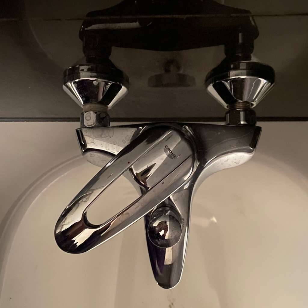 2in1 Grohe Badewannenarmatur mit Umschalter für Duschkopf Einhandarmatur Wannenarmatur Wasserhahn Einhandmischer Badewannenmischer mit Duschschlauchanschluss Einhebelmischer Einhebelarmatur Badezimmerarmatur Aufputz Wannenarmatur (mit 2 Funktionen) Chrom