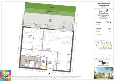 2-Zimmer-Wohnung kaufen in Wien – 63,41 m², € 319.000 – Bild 19 von 28