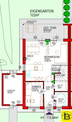 5-Zimmer-Haus kaufen in Amstetten – 112,64 m², € 459.505 – Bild 8 von 9