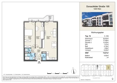 3-Zimmer-Wohnung kaufen in Wien – 72,43 m², € 449.000 – Bild 11 von 11