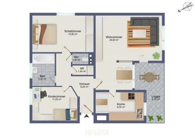 3-Zimmer-Wohnung kaufen in Bruck-Mürzzuschlag – 82 m², € 127.500 – Bild 15 von 15