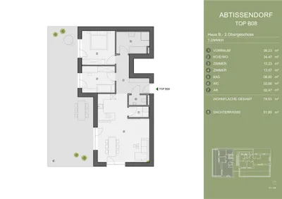 3-Zimmer-Wohnung kaufen in Graz-Umgebung – 79,53 m² – Bild 3 von 3