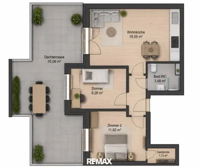 3-Zimmer-Wohnung kaufen in Wien – 49 m², € 322.000 – Bild 6 von 8