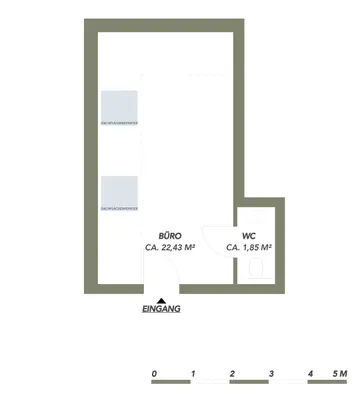1-Zimmer-Gewerbeimmobilie kaufen in Salzburg-Umgebung – 24 m², € 89.000 – Bild 5 von 6