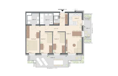 4-Zimmer-Wohnung kaufen in Wien – 84,04 m², € 538.000 – Bild 13 von 13