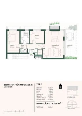 3-Zimmer-Wohnung kaufen in Wien – 83,28 m², € 749.000 – Bild 11 von 11