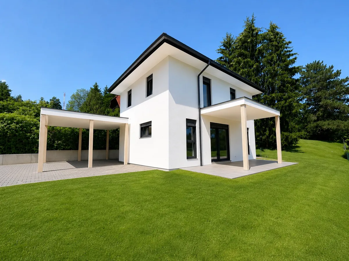 NEU in Premstätten! - Exklusives Einfamilienhaus mit sonnigem Garten und moderner Architektur! - Widok 2