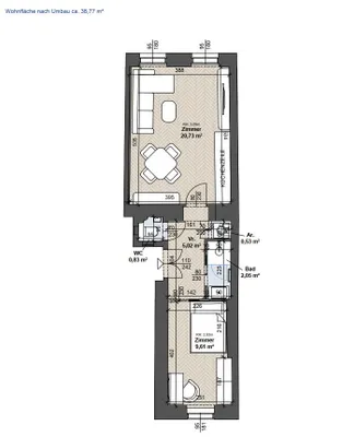 1-Zimmer-Wohnung kaufen in Wien – 38,72 m², € 235.000 – Bild 19 von 21