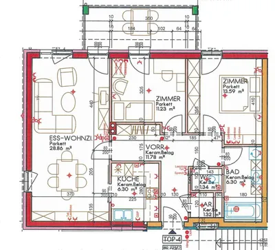 3-Zimmer-Wohnung mieten in Amstetten – 80,95 m², € 760 – Bild 2 von 2