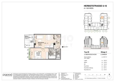 2-Zimmer-Wohnung kaufen in Wien – 41,31 m², € 301.300 – Bild 11 von 11