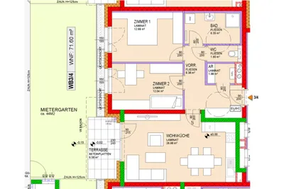 3-Zimmer-Wohnung mieten in Sankt Pölten Land – 71,6 m², € 791 – Bild 2 von 7