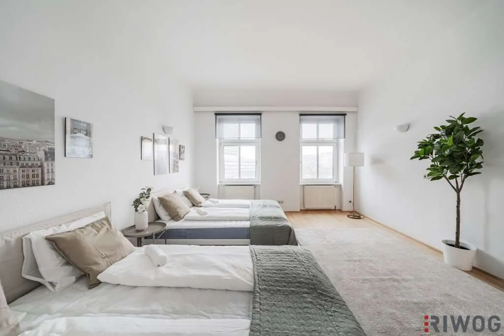 RETRO-CHIC II AIRBNB oder SELBST EINZIEHEN II KOMPLETT MÖBLIERT II ca. 11m² BALKON II SOFORT NUTZBAR II NÄHE U6/AKH/VOLKSOPER/WUK - Ansicht 3