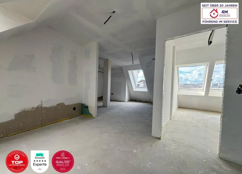 Erstbezug! Helle Neubauwohnung mit Terrasse im 4. Liftstock - perfekt für Paare & Jungfamilien - Widok 2