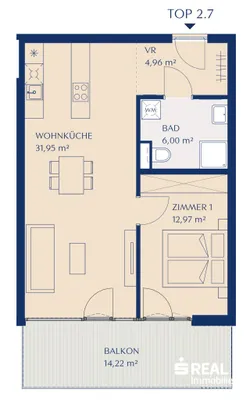 2-Zimmer-Wohnung kaufen in Innsbruck-Land – 55,88 m², € 369.000 – Bild 8 von 9