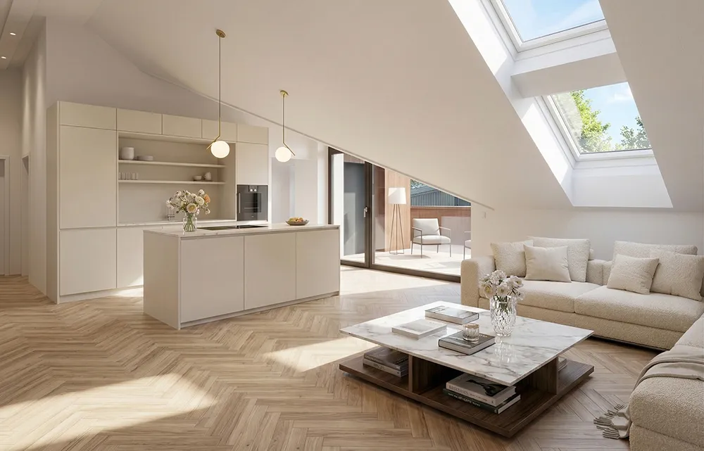 Letzte Dachgeschosswohnung - ein ganzes Stockwerk mit unverbaubarem Nordkettenblick - Widok 2