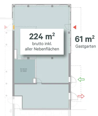 Gewerbeimmobilie mieten in Graz – 224 m², € 16 – Bild 14 von 14