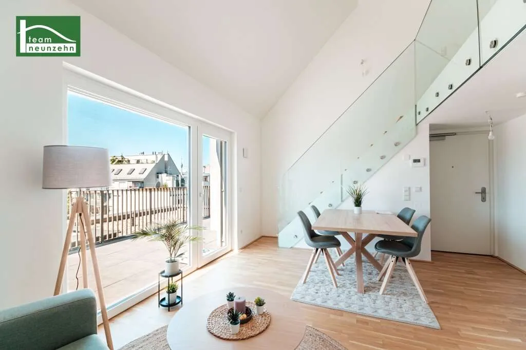 Kaufen und umgehend Einnahmen generieren: Befristet vermietete DG-Wohnung mit großer Südterrasse und Küche unweit der U-Bahn U1! - JETZT ZUSCHLAGEN – pohled 3