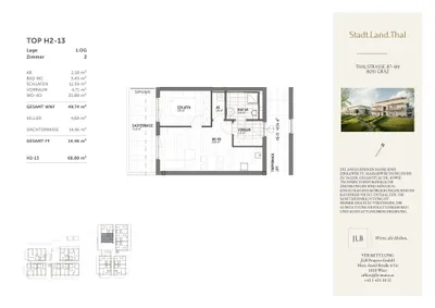 2-Zimmer-Wohnung kaufen in Graz – 49,74 m², € 209.844 – Bild 2 von 6