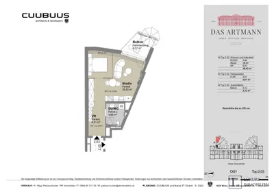 1-Zimmer-Wohnung kaufen in Wien – 41,26 m², € 499.000 – Bild 21 von 22