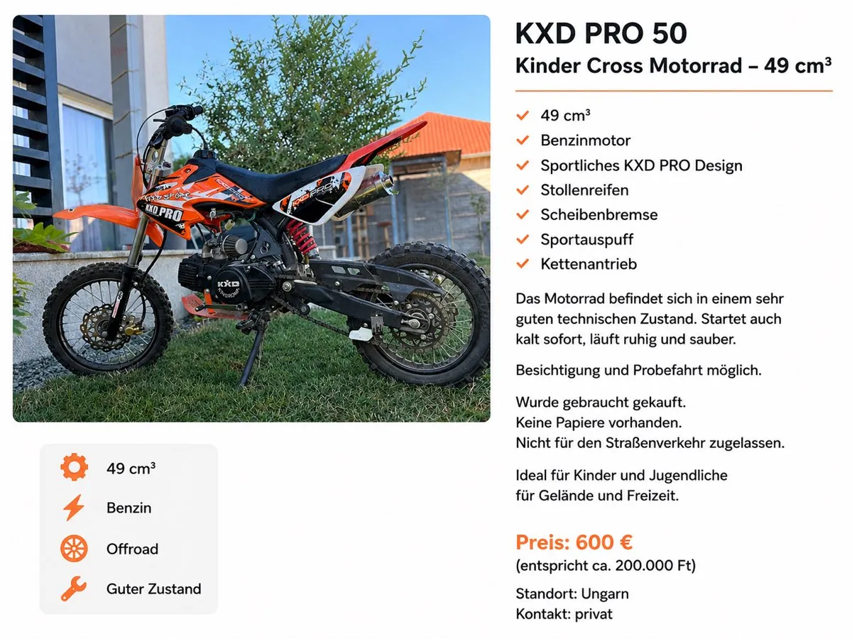 KXD Minicross