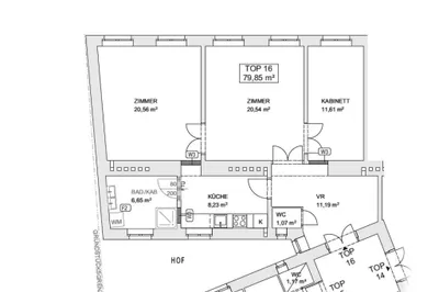 3-Zimmer-Wohnung kaufen in Wien – 79,85 m², € 669.000 – Bild 16 von 16