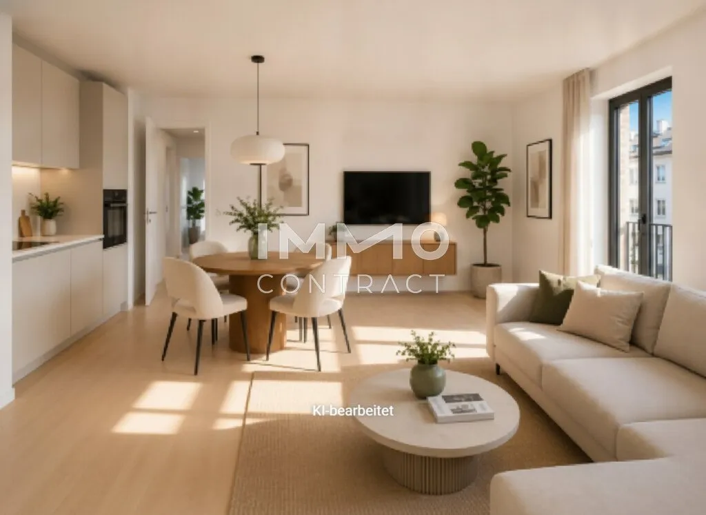 Parkside Schönbrunn - Hochwertige 2-Zimmer-Wohnung mit Westbalkon & Top-Infrastruktur - Ansicht 2