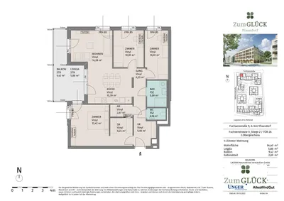4-Zimmer-Wohnung mieten in Tulln – 94,4 m², € 1.330 – Bild 14 von 14