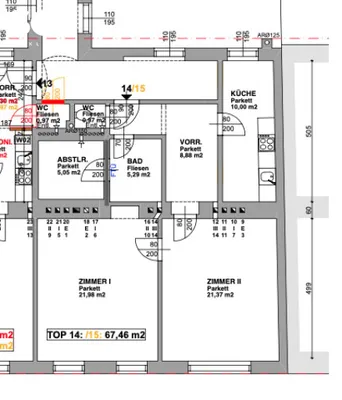 2-Zimmer-Wohnung kaufen in Wien – 67,46 m², € 249.000 – Bild 9 von 9
