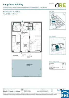 3-Zimmer-Wohnung kaufen in Mödling – 72,02 m², € 475.000 – Bild 9 von 9