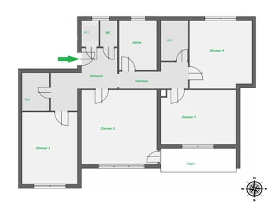 4-Zimmer-Wohnung mieten in Leoben – 110 m², € 797 – Bild 14 von 14