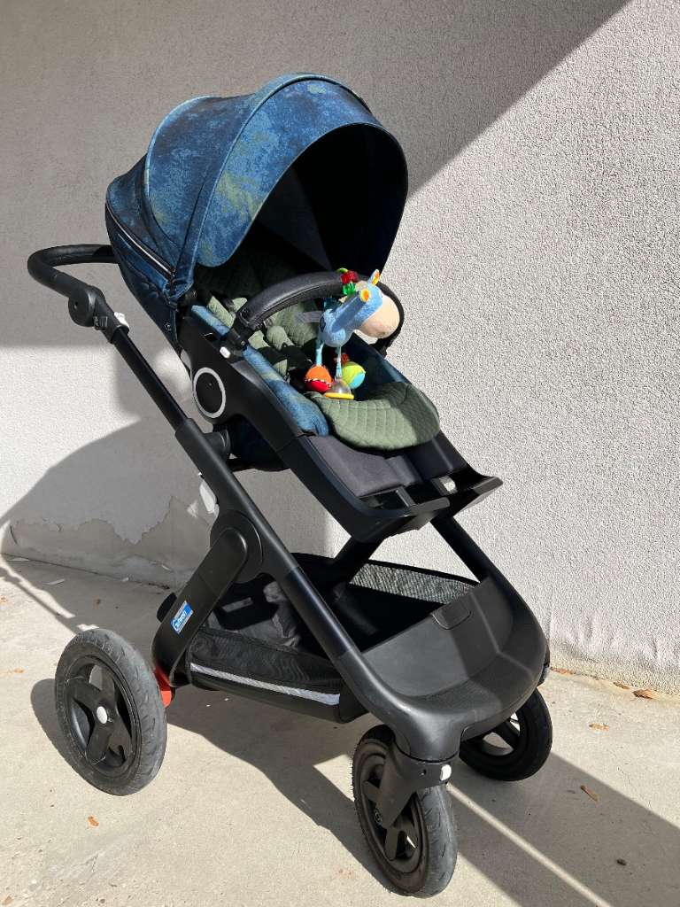 Stokke Kinderwagen Trailz grau cheapest Luftbereifung