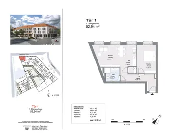 2-Zimmer-Wohnung mieten in Weiz – 52,94 m², € 865 – Bild 3 von 4